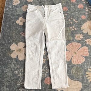 Madewell Perfect Vintage Women's White Jeans 24P